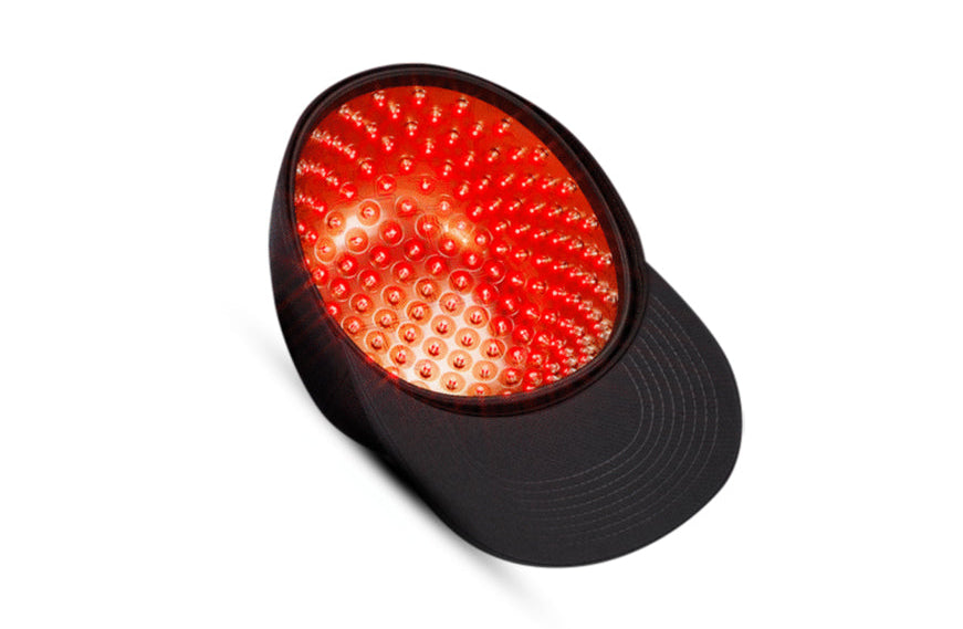 Detailweergave van de medische laserdiodes (655nm) in de IP65 waterdichte binnenschaal.